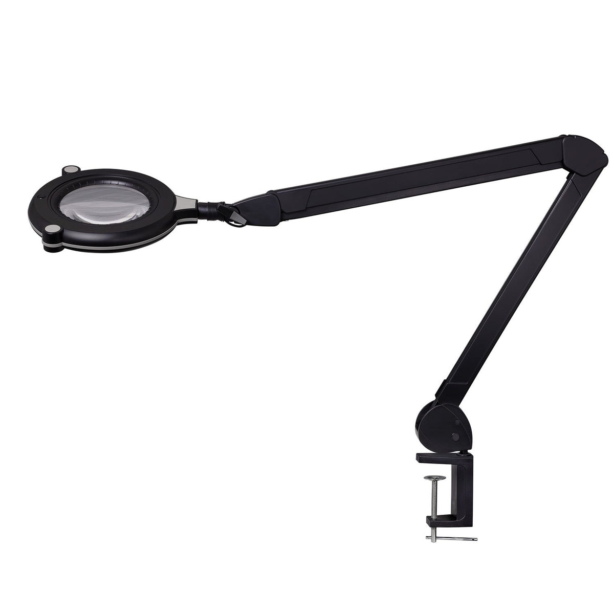 B-WARE - Lumeno 7313SW LED-Lupenleuchte in Schwarz mit 3 Dioptrien