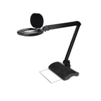 Lumeno 8613 Lupenleuchte Schwarz auf Tischstativ 6180