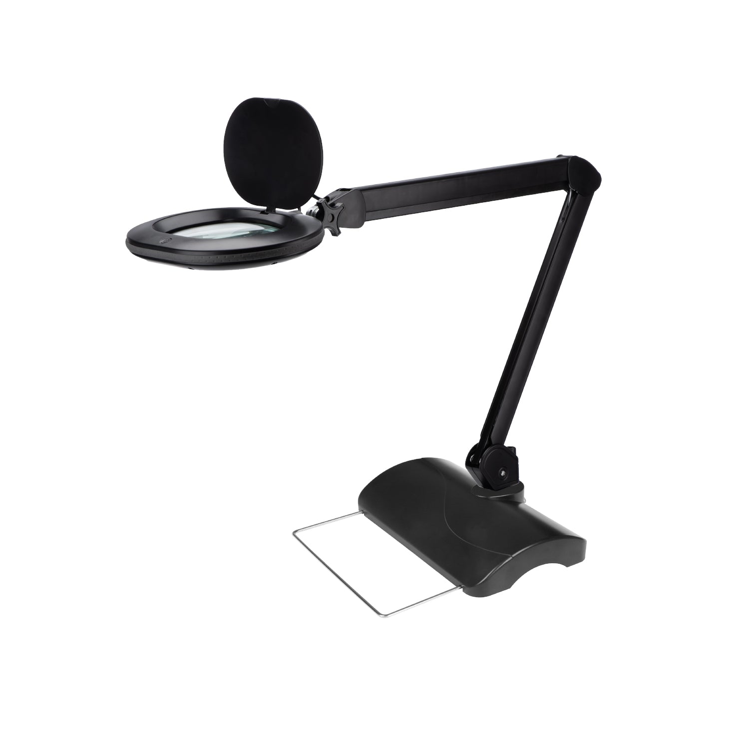 Lumeno 8615 Lupenleuchte Schwarz auf Tischstativ 6180