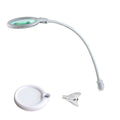 Lumeno 6803 LED Klemmleuchte in Weiß, Gesamtansicht