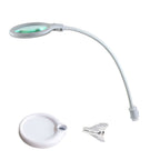 Lumeno 6803 LED Klemmleuchte in Weiß, Gesamtansicht