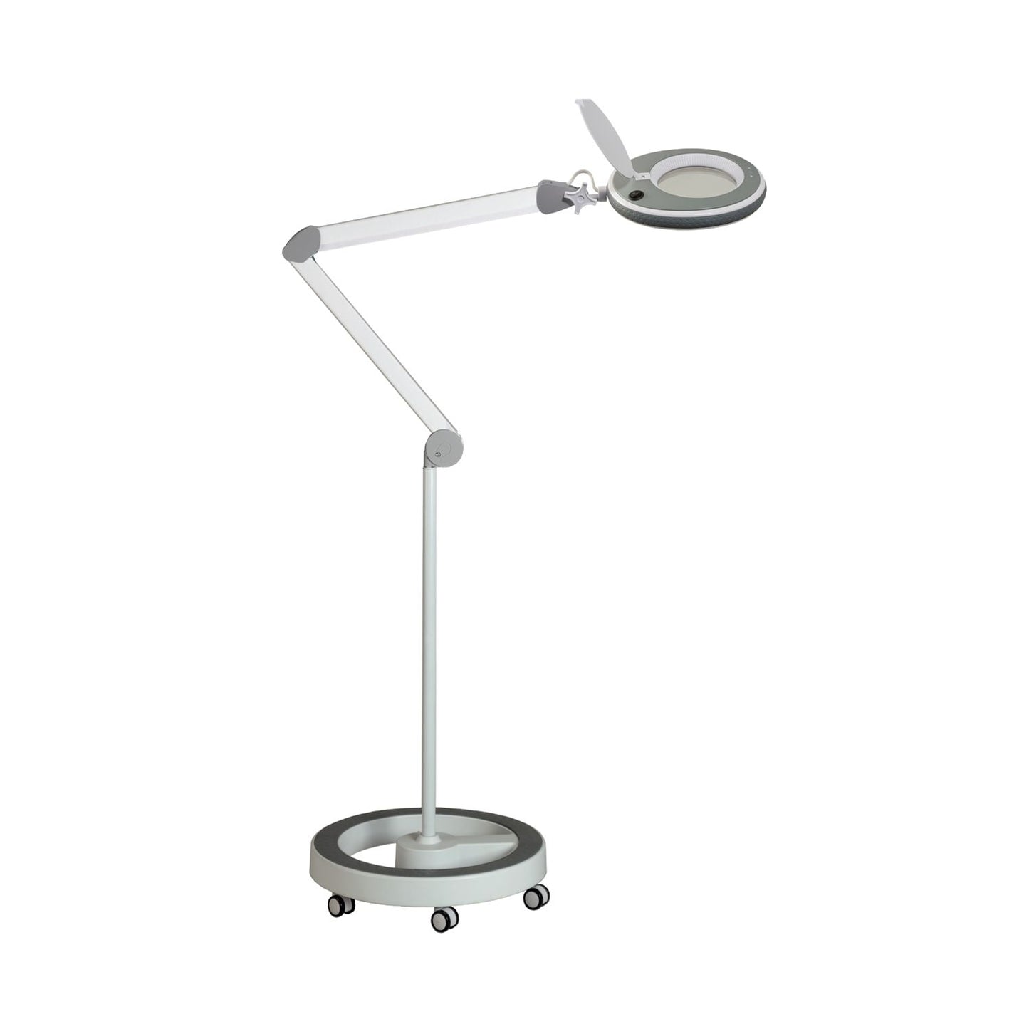 Lumeno Lupa LED Serie 8213/8215 con luminosidad regulable, gris