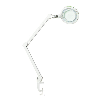 Lumeno Lambda M Lámpara lupa LED regulable con lente de cristal de 127 mm